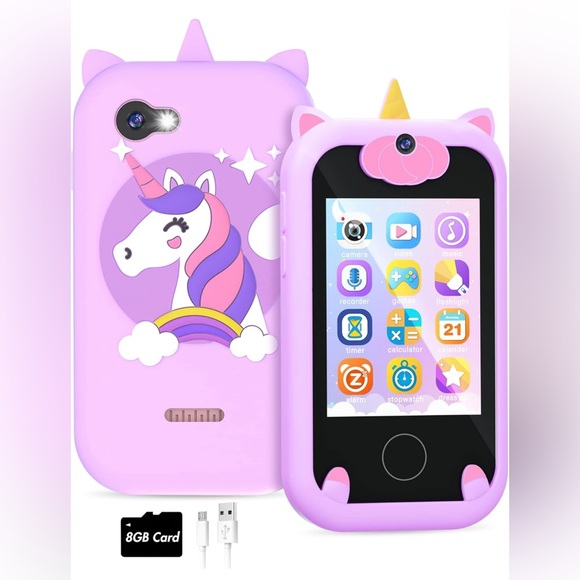 Girls Age 6-8 Smart Phone (Purple) - Picture 2 of 10